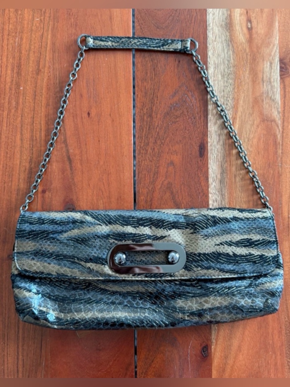 HOBO Black and Brown Shoulder bag /Clutch